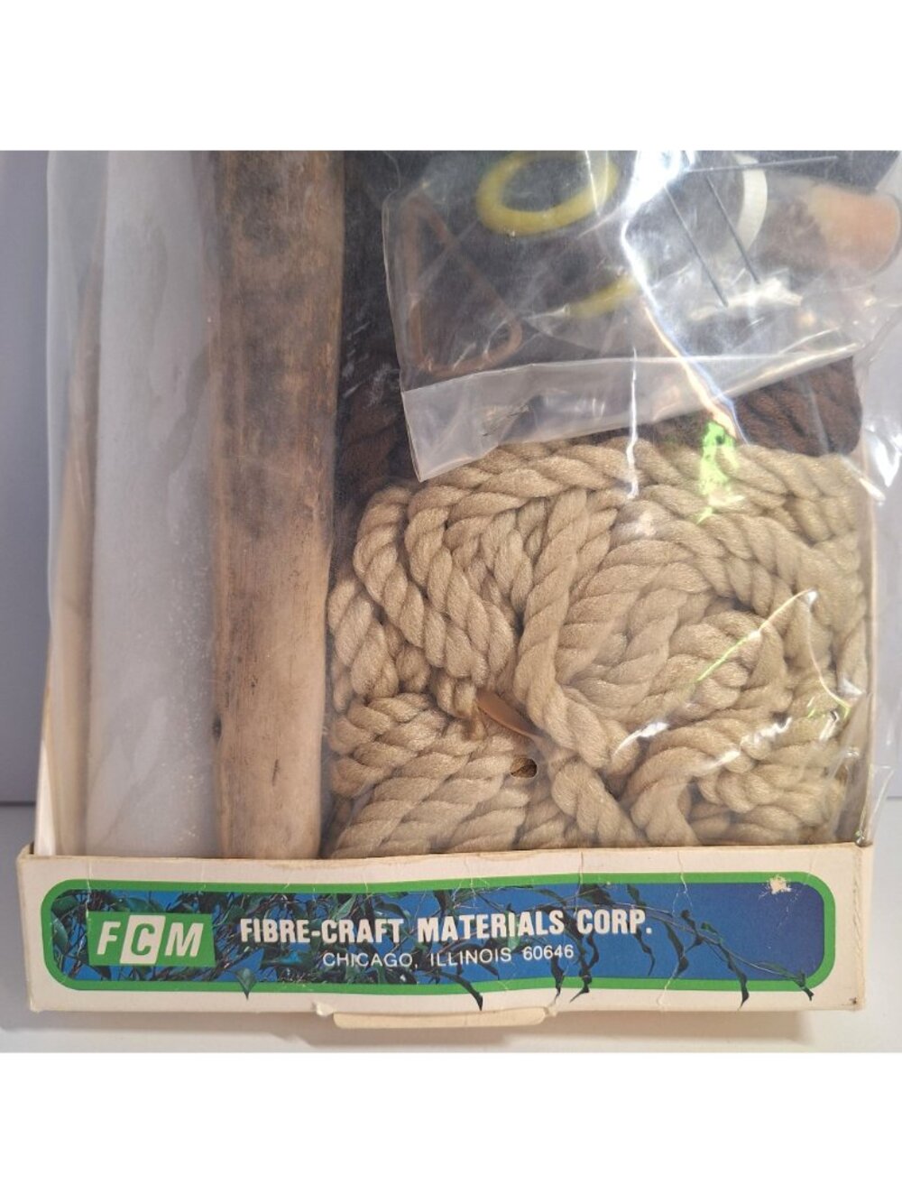 Oscar The Owl Kit 2126 14" Fibre Arts DIY Craft Vintage 70s FCM New Makes 1 Owl - Picture 4 of 10